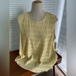 Zac & Rachel Yellow Gingham Sleeveless Top